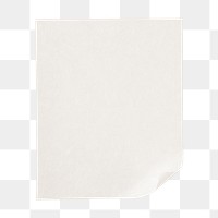 Blank plain beige paper transparent png
