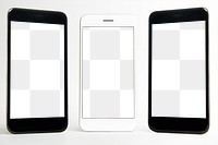High quality mobile phone mockup design transparent png