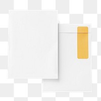 Paper and envelope template transparent png