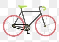 Bicycle paper craft design element