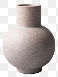 Png textured ceramic vase mockup