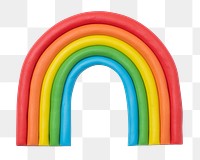 Png cute rainbow dry clay colorful craft graphic for kids