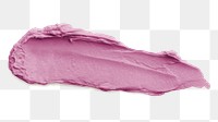 Png purple cream smear design element texture