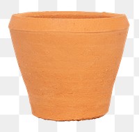 Terracotta png plant pot mockup