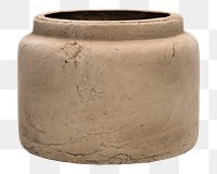 Ceramic plant pot png mockup for home decor