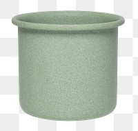 Green plant pot png mockup for home decor