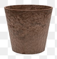 Brown plant pot png mockup for home decor