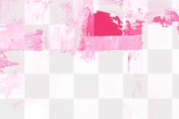 PNG background abstract pink paint texture border