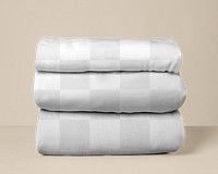 Bed linen png mockup transparent fabric