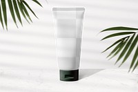 Moisturizer tube png mockup, organic beauty product