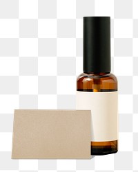 Png brown spray bottle with beauty essence 