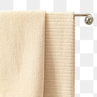 Png bath towels sticker, home decor on transparent background