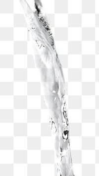 Pouring water png, splashing liquid clip art