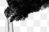 Pollution Png Background, Industrial Smoke 