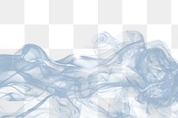 Abstract png background, blue smoke texture cinematic design