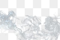 Smoke border png background, abstract element 