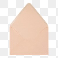 Pink envelope png, stationery sticker