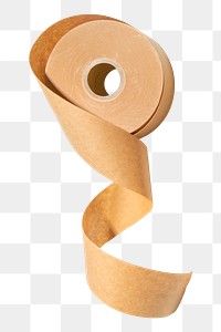 Brown tape png, stationery mockup