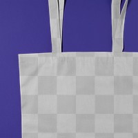 Bag png mockup, transparent tote bag