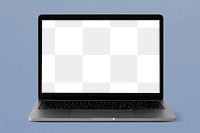 Laptop screen png, transparent mockup