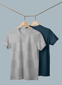 Unisex t-shirt png mockup, casual fashion in transparent design