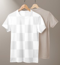 Unisex t-shirt png mockup, casual fashion in transparent design