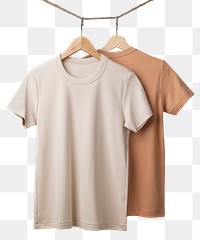 Beige t-shirt png, simple unisex fashion, transparent design transparent background 