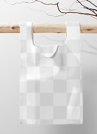 Grocery bag mockup png transparent, environmental friendly product