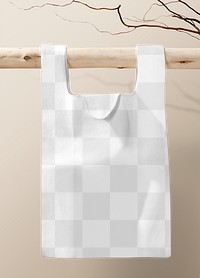 Grocery bag mockup png transparent, environmental friendly product