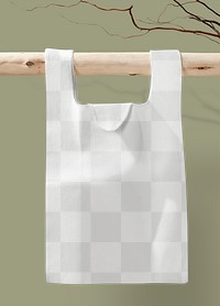Grocery bag mockup png transparent, environmental friendly product