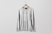 Sweater png mockup, winter apparel in realistic transparent design