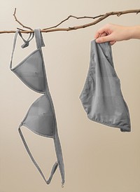 Bikini png mockup, women’s swimwear fashion, in transparent design