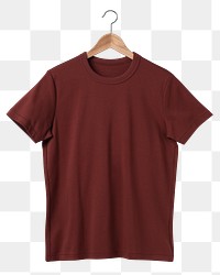 Red t-shirt png, simple unisex fashion, transparent design transparent background 