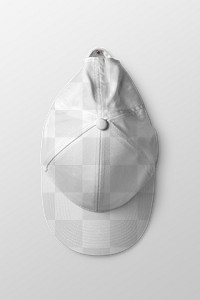 Baseball cap png mockup, headwear fashion in transparent design