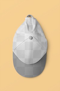 Baseball cap png mockup, headwear fashion in transparent design