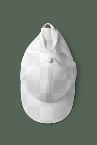 Baseball cap png mockup, headwear fashion in transparent design