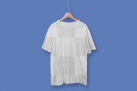 Oversized t-shirt png mockup, casual unisex apparel design