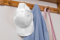 Baseball cap png mockup, headwear fashion in transparent design