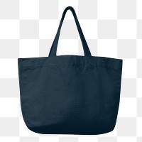 Shopping tote bag png transparent, reusable and realistic design