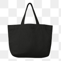 Shopping tote bag png transparent, reusable and realistic design