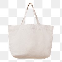 Shopping tote bag png transparent, reusable and realistic design