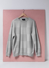 Unisex sweater png mockup, winter fashion in transparent design