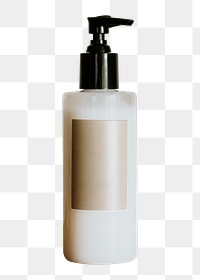 Hand lotion png beauty product packaging