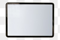 Digital tablet png, blank screen