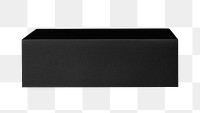 Black rectangle png, geometric shape | Premium PNG Sticker - rawpixel