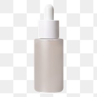 Dropper bottle png, beauty product packaging, isolated object design