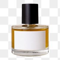 Perfume bottle png, product packaging, isolated object design