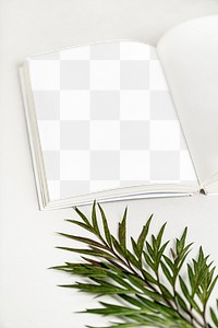 Book png mockup, transparent design