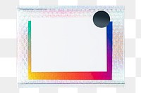 Paper card png sticker, transparent background
