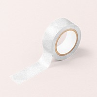 Washi tape roll png, mockup transparent design